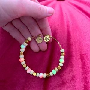 Alex and Ani beaded stretch bracelet